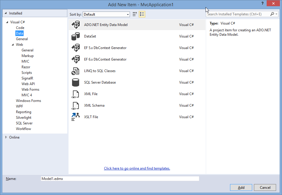 Visual Studio For Mac Ado.net